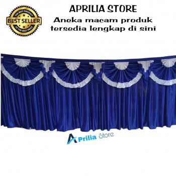 Skirting Meja Prasmanan Pakai Poni